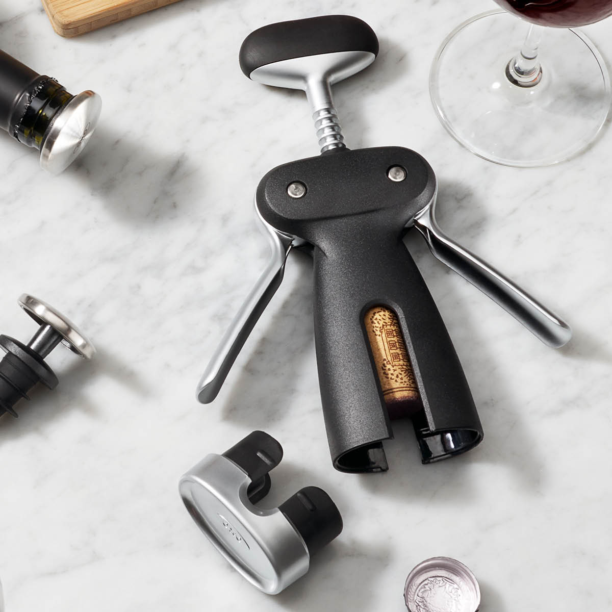 Korkskruv 23 cm Svart