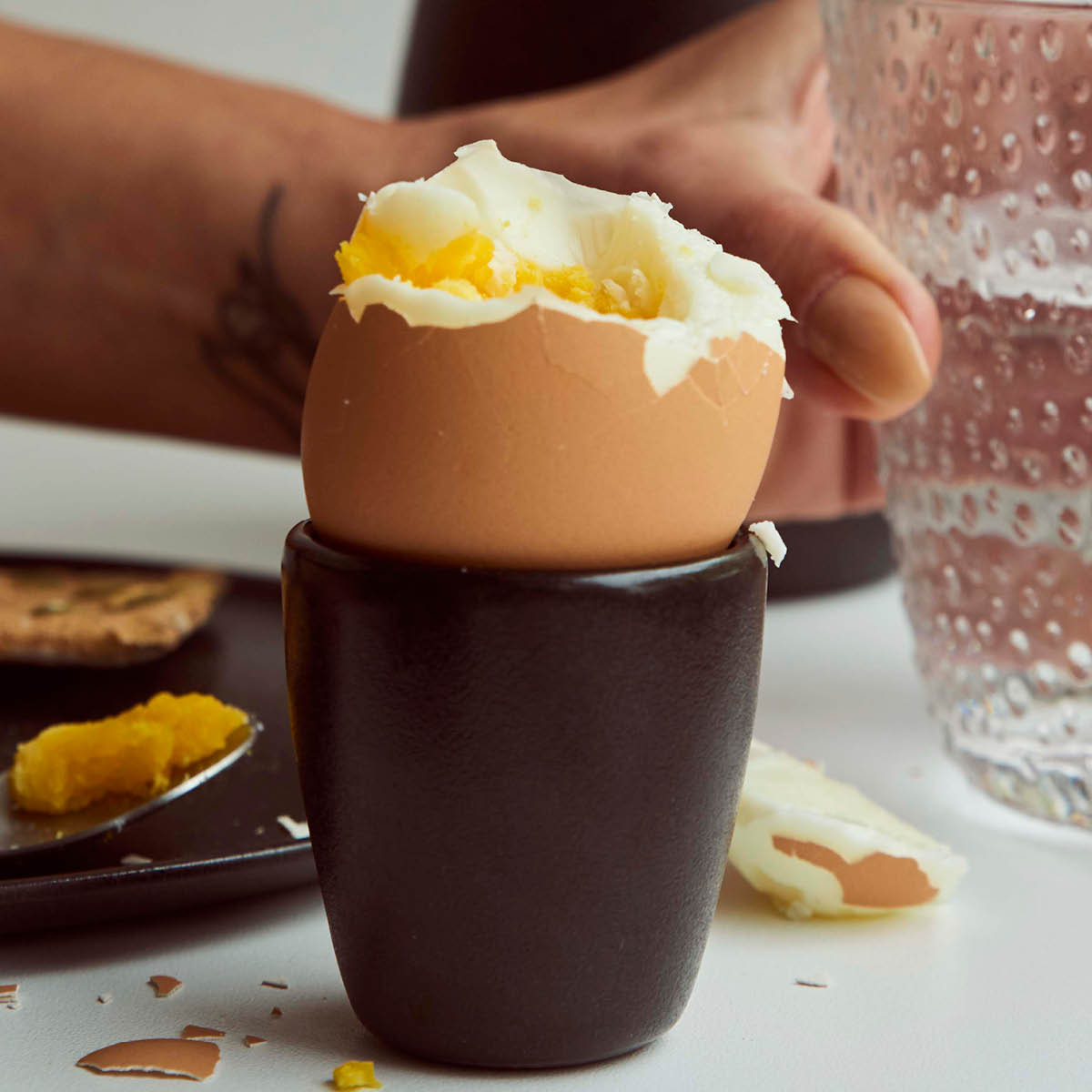 Raw Äggkopp Titanium Black