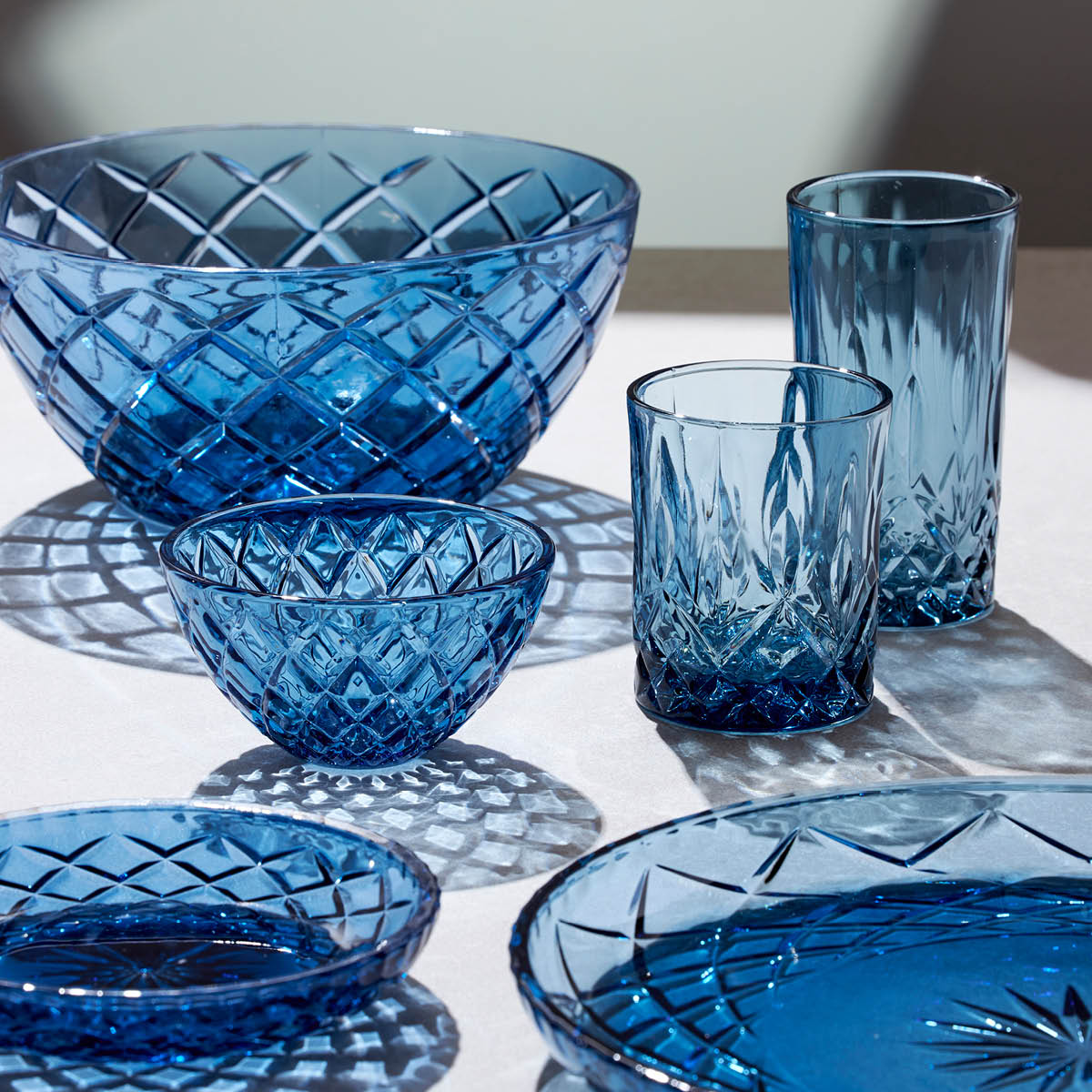 Sorrento Whiskyglas 32 cl 4-pack Blå