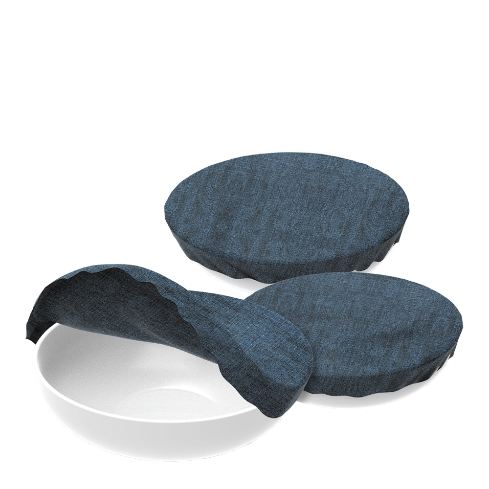 Överdrag Skål 3-pack Denimprint