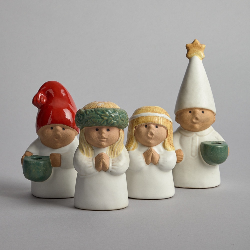 SÅLD "Luciatåg" Lisa Larson