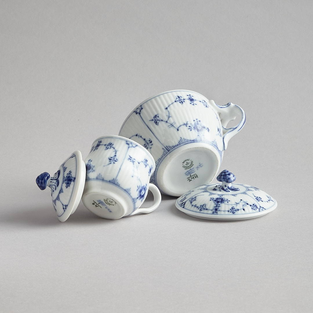 Sockerskål och gräddsnipa Musselmalet