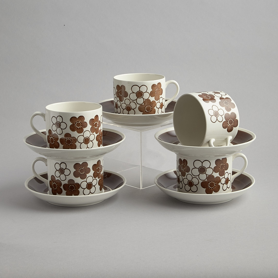 Anemon 5 koppar med fat