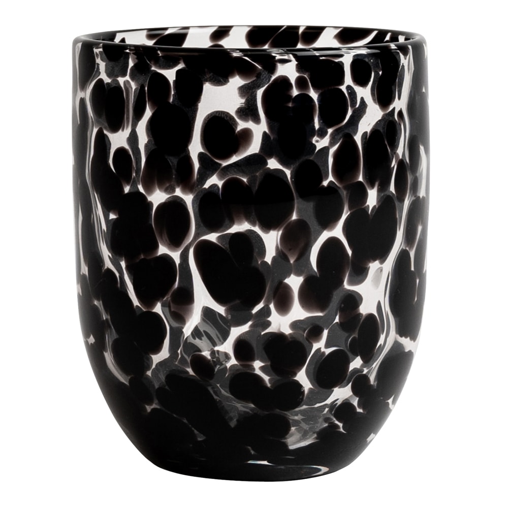 Messy Glas 33 cl Svart/Klar