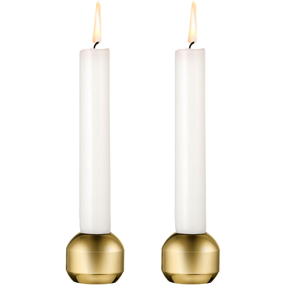 Silhouette Ljusstake 3,4 cm 2-pack Guld