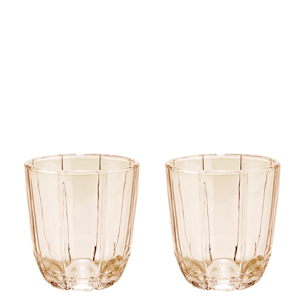 Lily Vattenglas 32 cl 2-pack Toffee Rose