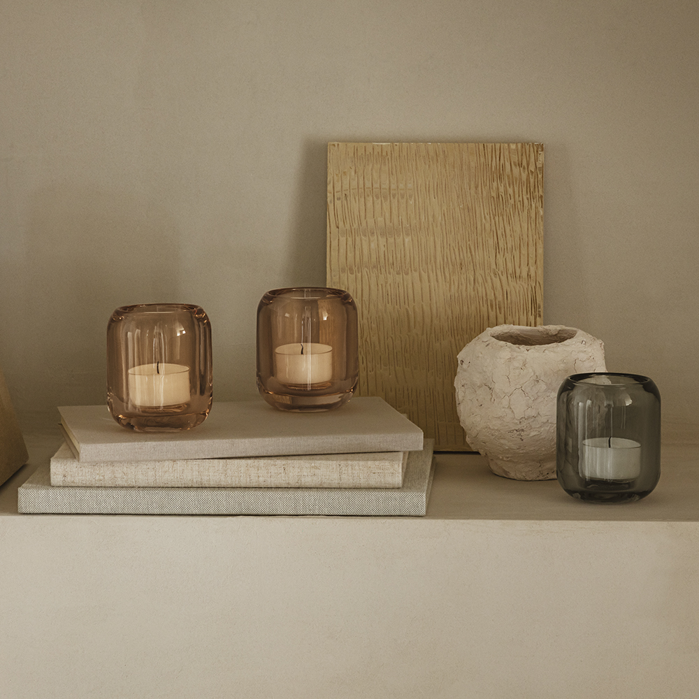 Acorn Ljuslyktor 2-pack Amber