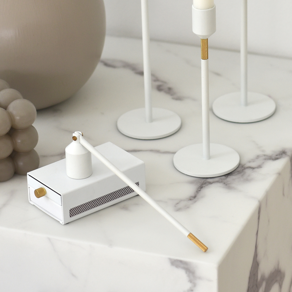 Three Stars Ljuskvävare Vit