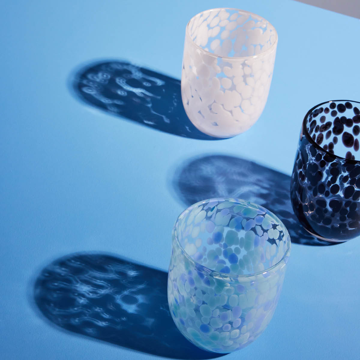 Messy Glas 30 cl Klar/Vit