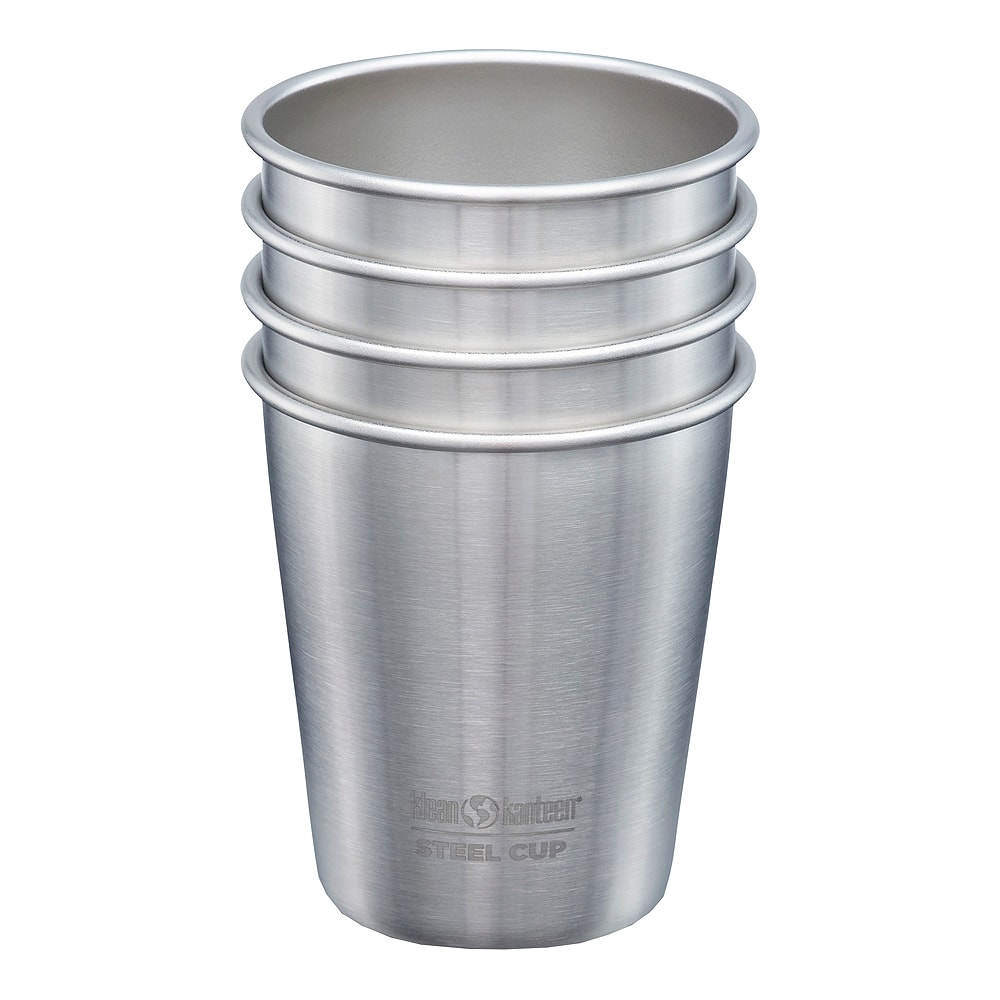 Steel Cup Mugg 296 ml 4-pack Borstat stål