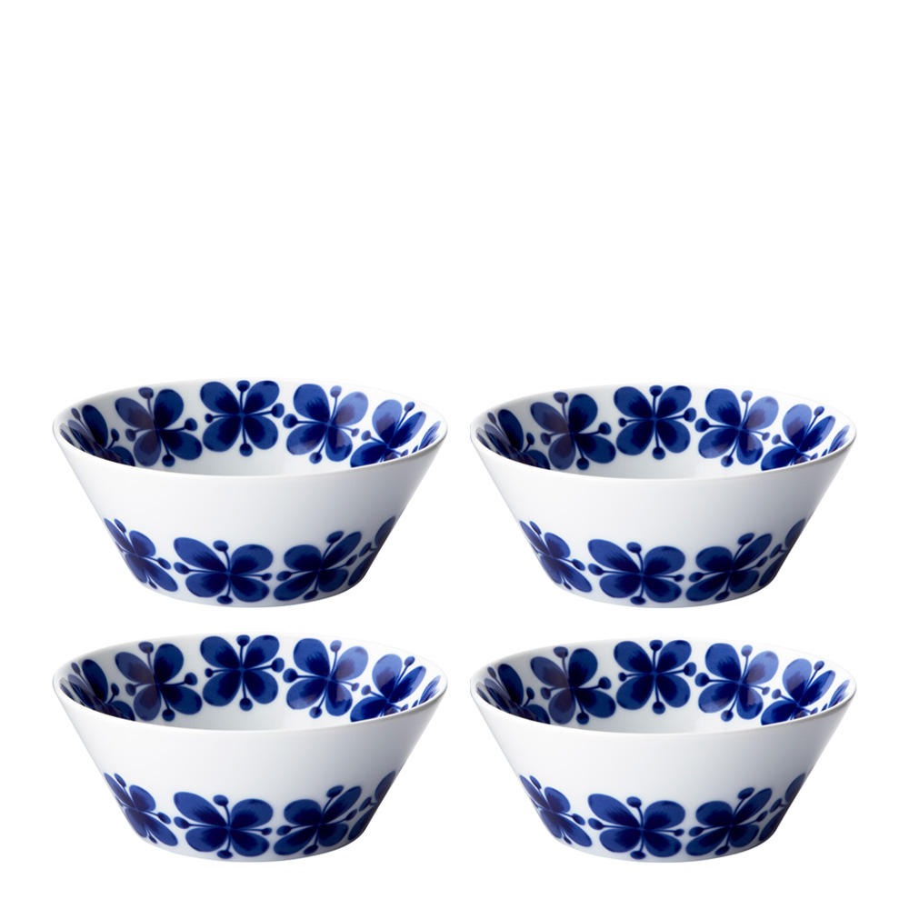 Mon Amie Skål 60 cl 4-pack Vit/blå