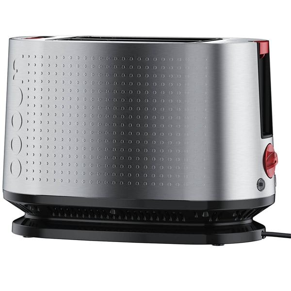 Bistro brödrost 2 skivor matt stål