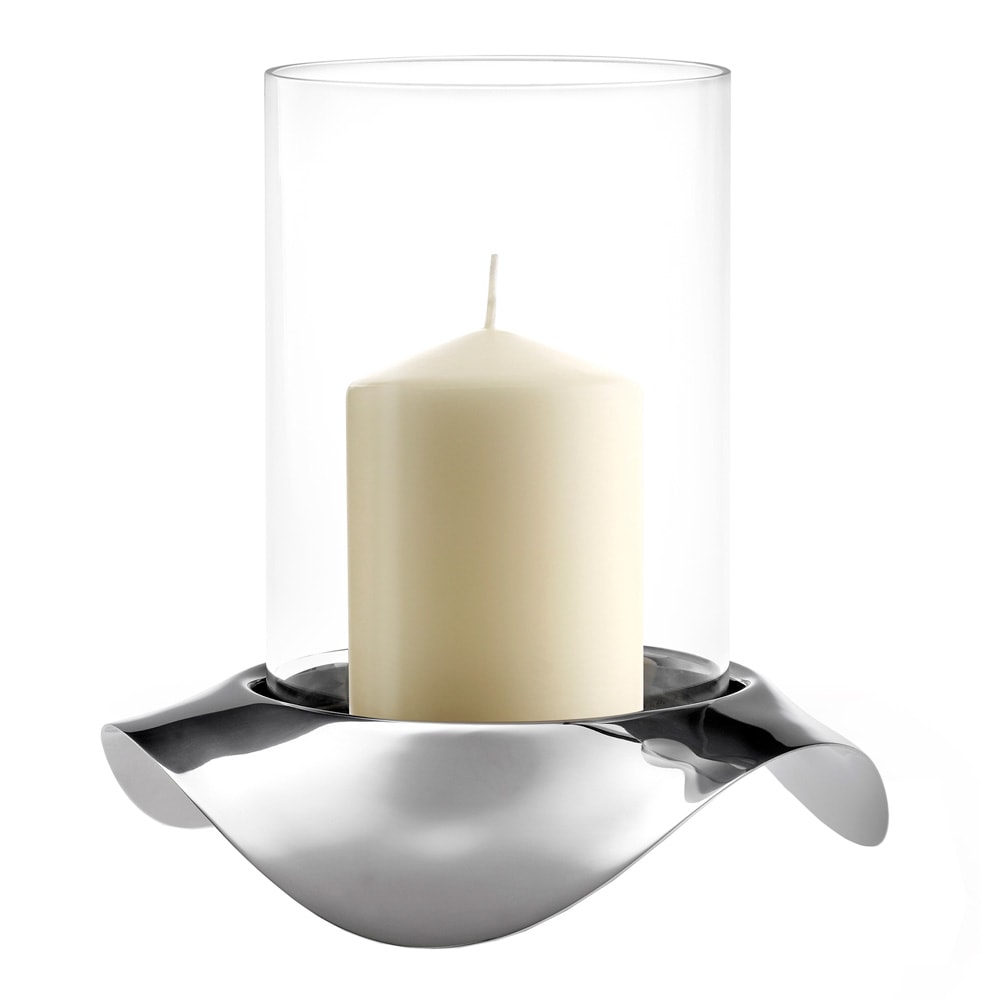 Drift Ljuslykta Rostfritt stål/Glas