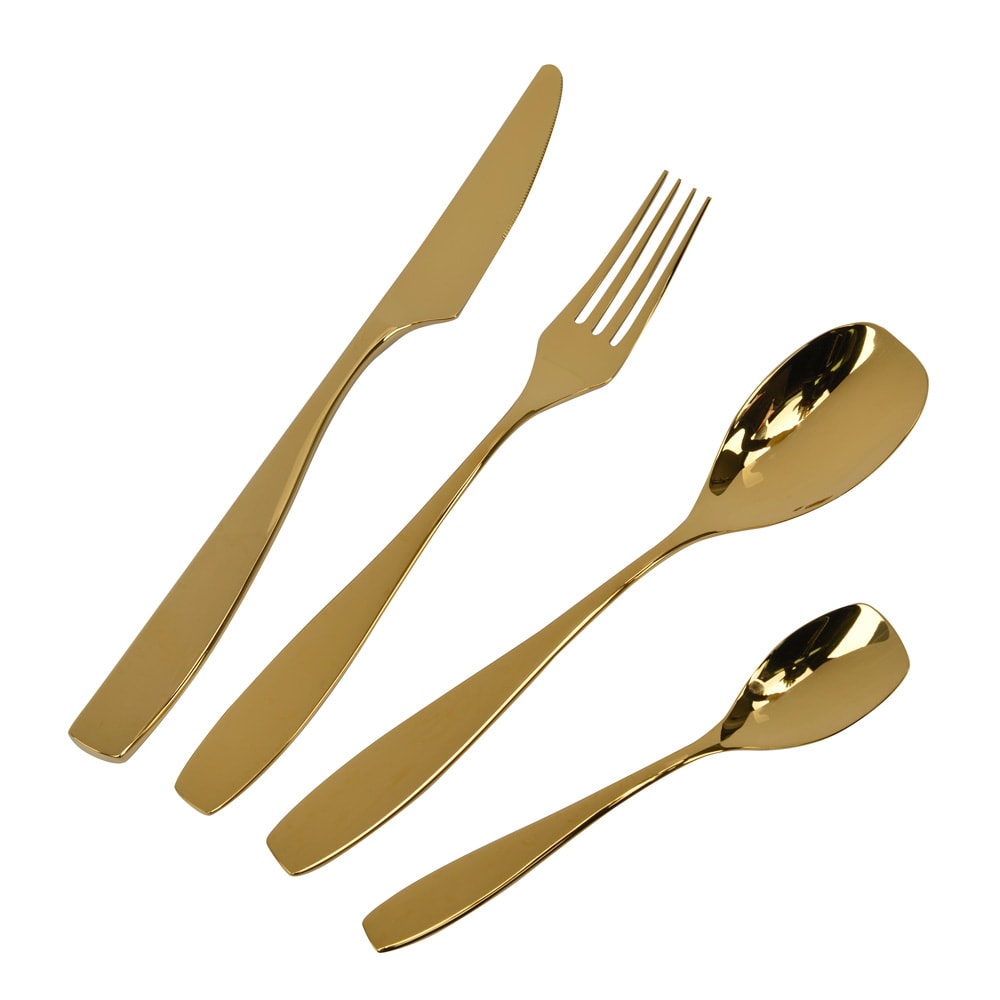 Golden Rose Bestickset 24 delar Guld