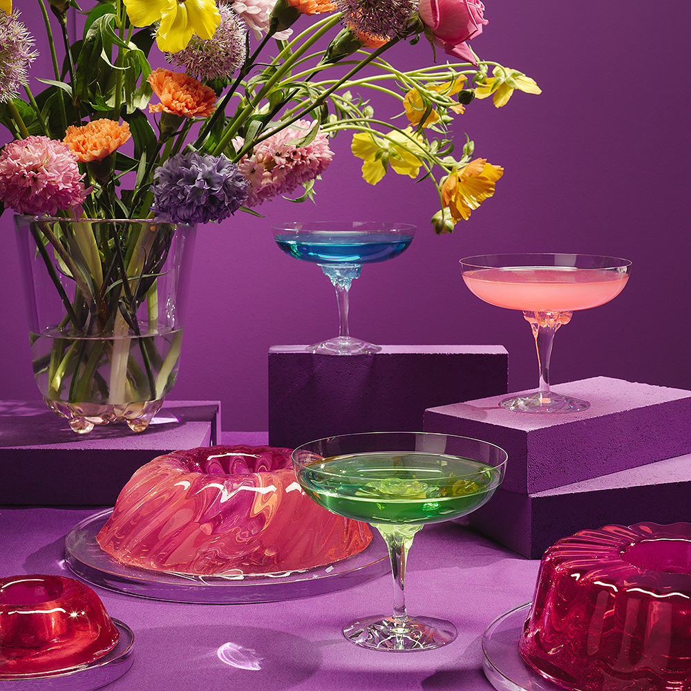 Sugar Dandy Champagneskål 32 cl Rosa