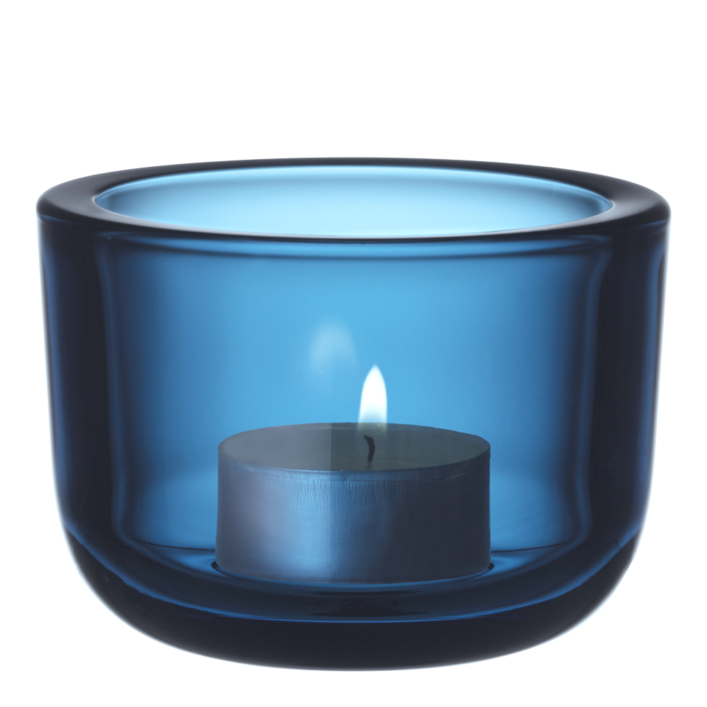 Valkea Ljuslykta 6 cm Turkos