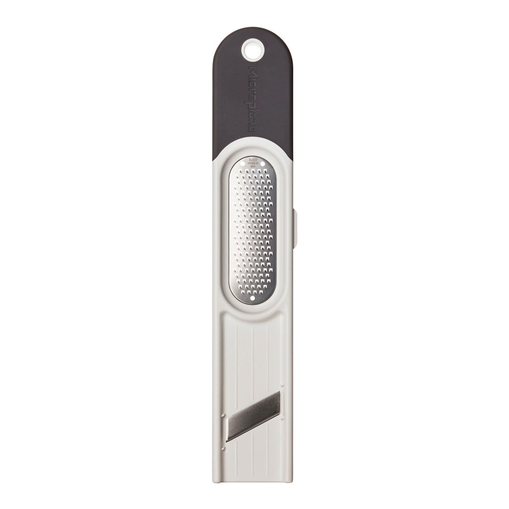 Rivjärn för ingefära 3 i 1: River/Skivar/Skalar Grå