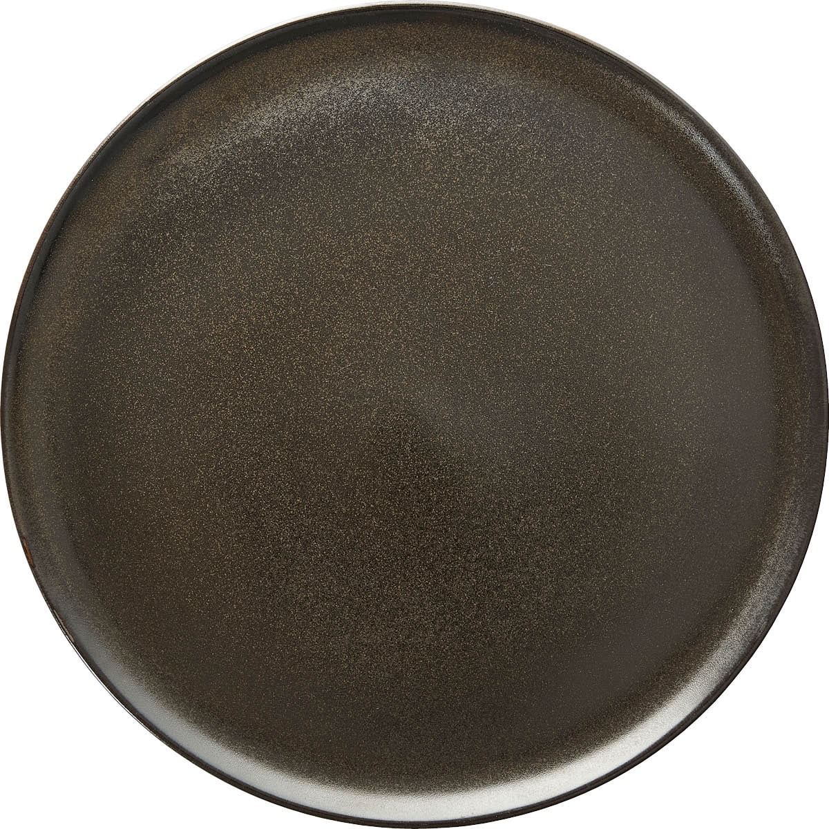 Raw Tallrik Stengods 28 cm Metallic Brown