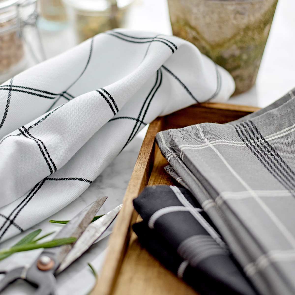 Minimal K&ouml;kshandduk 50x70 cm Grey