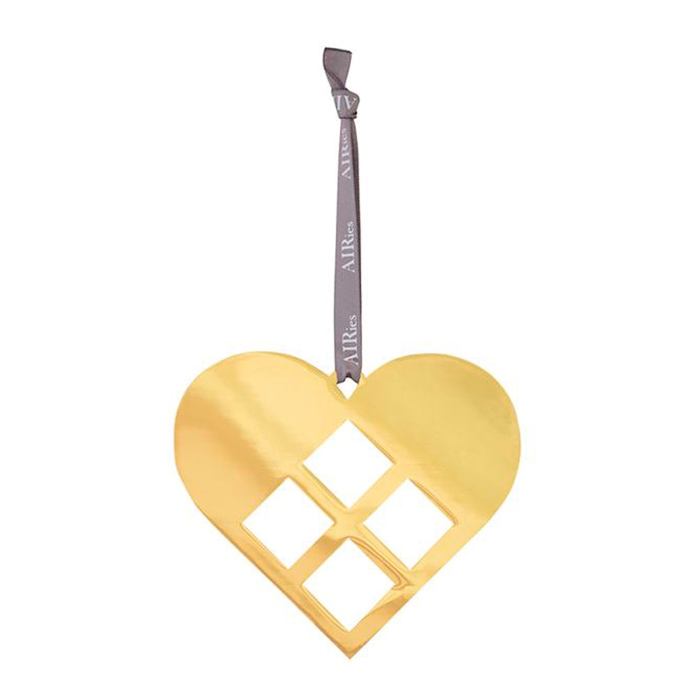 Julhänge Hjärta 12x12 cm Guld