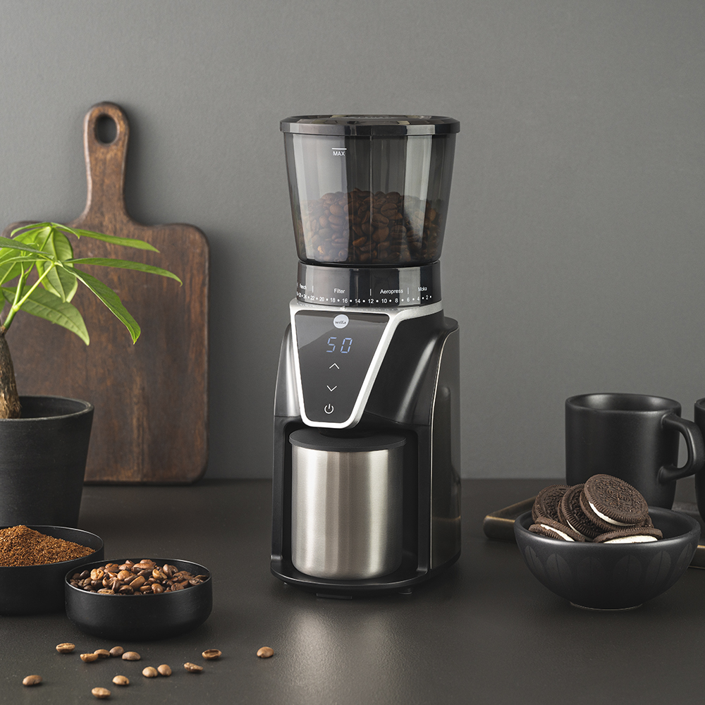 Kaffekvarn Digital Display 275 g Rostfri