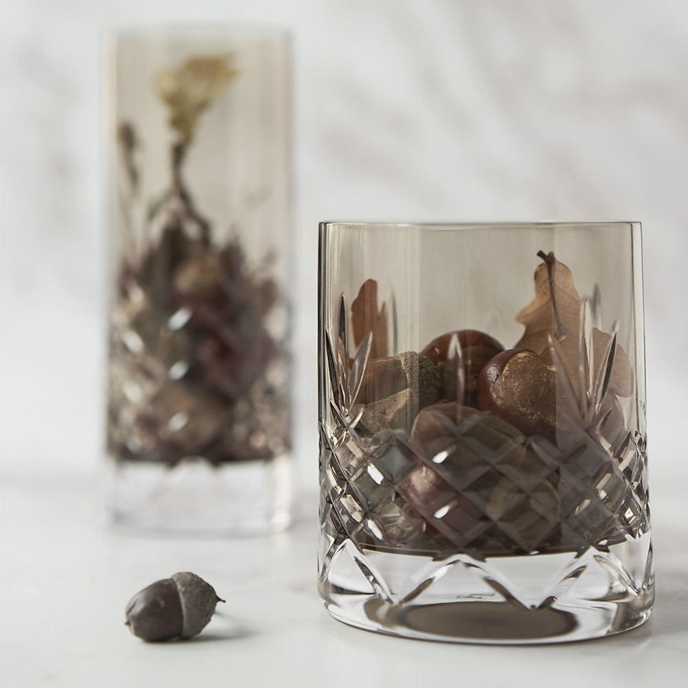 Crispy Lowball Glas 38 cl 2-pack Brun