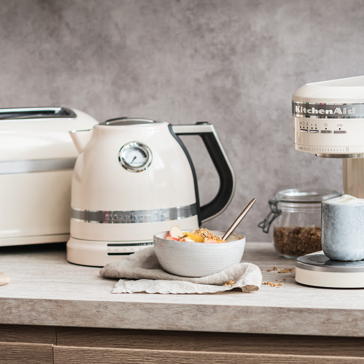 KitchenAid Artisan Vattenkokare 1,5 L Creme