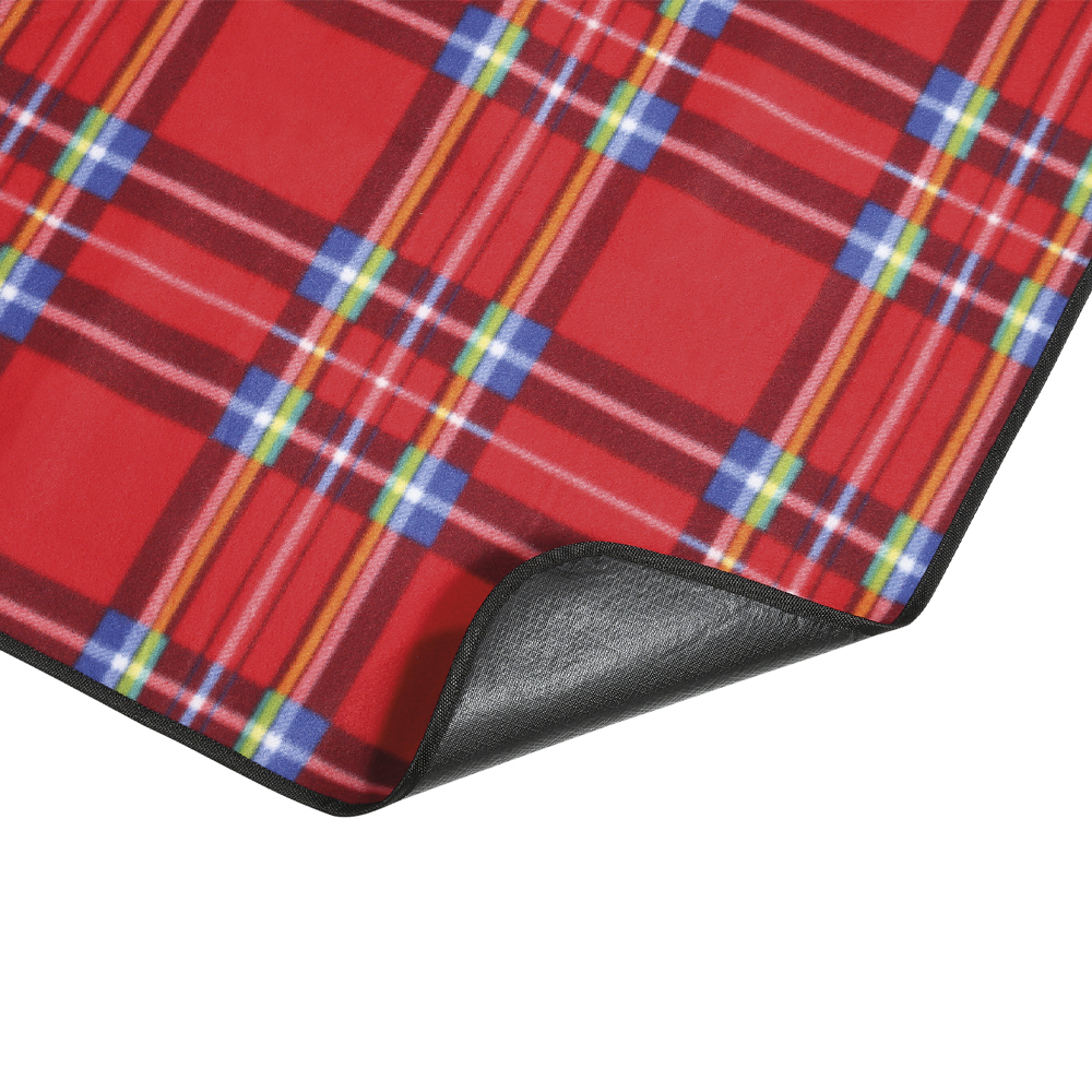 Beach Picknickfilt Röd Rutig