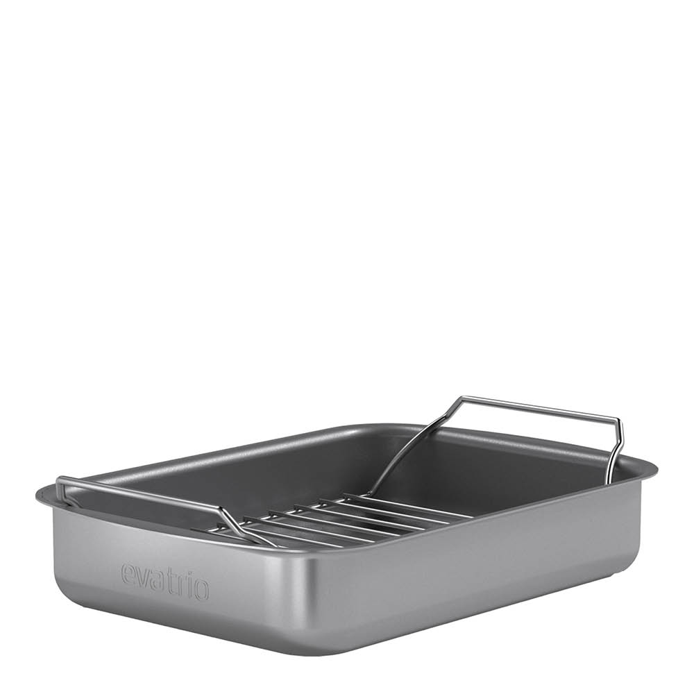 Professional Långpanna med galler 26x19 cm Grå