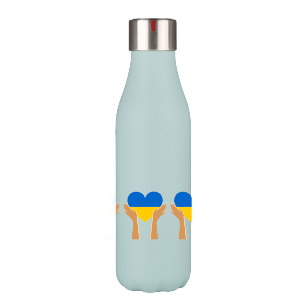 Bottle Up Termoflaska Peace For Ukraine 50 cl Ljusgrå