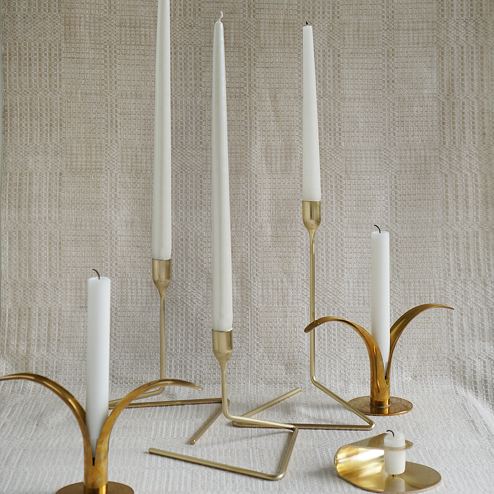 Puzzle Ljusstake 20 cm Guld