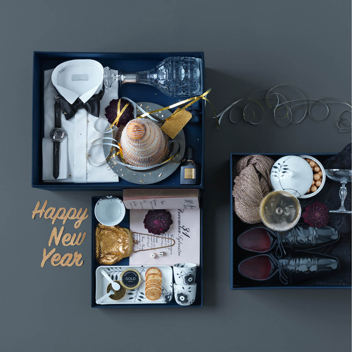 Black Fluted Mega Skål 47 cl