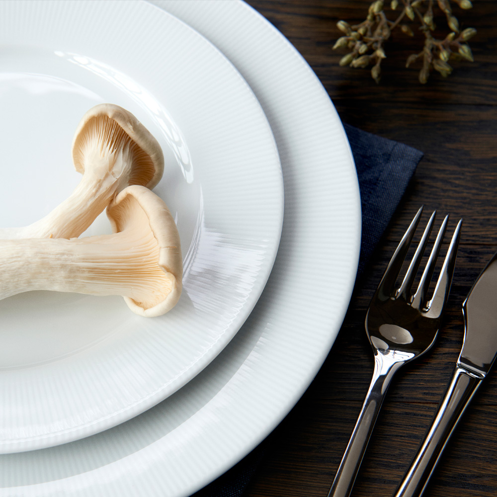 Eventail Tallrik 22 cm Vit