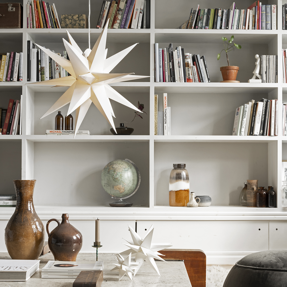 Sputnik Julstjärna 60 cm Vit