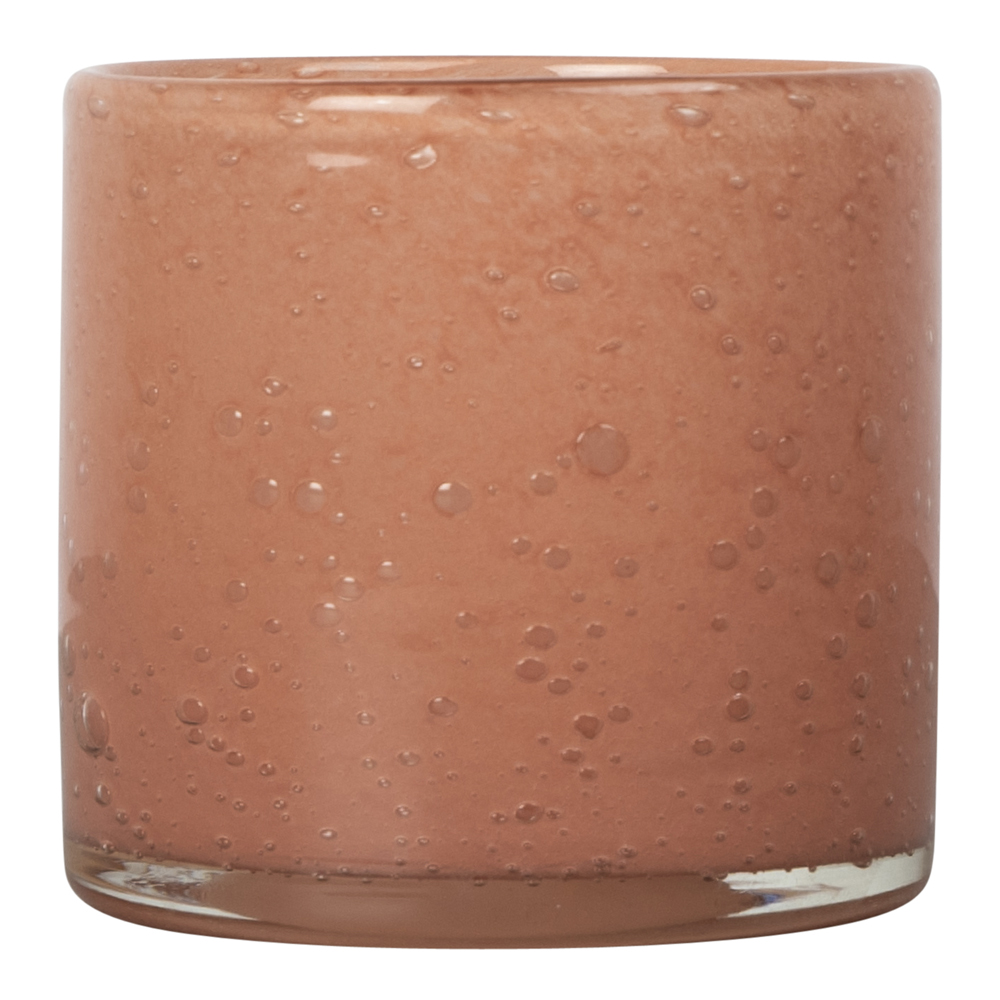 Calore Ljuslykta 10x10 cm Korall