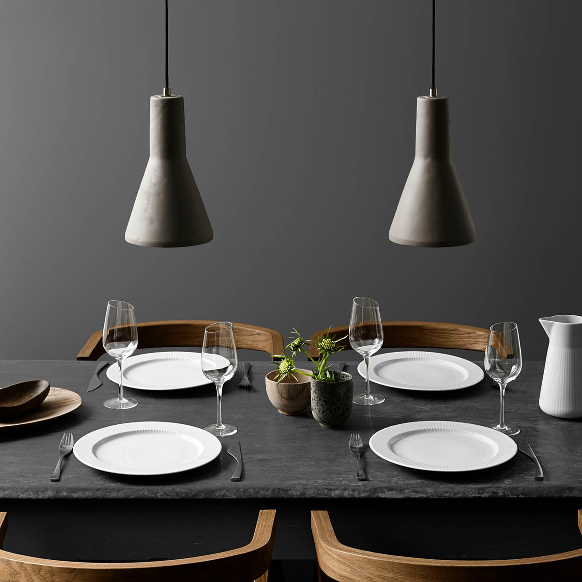 Eva Trio Legio Nova Tallrik djup 25 cm Vit