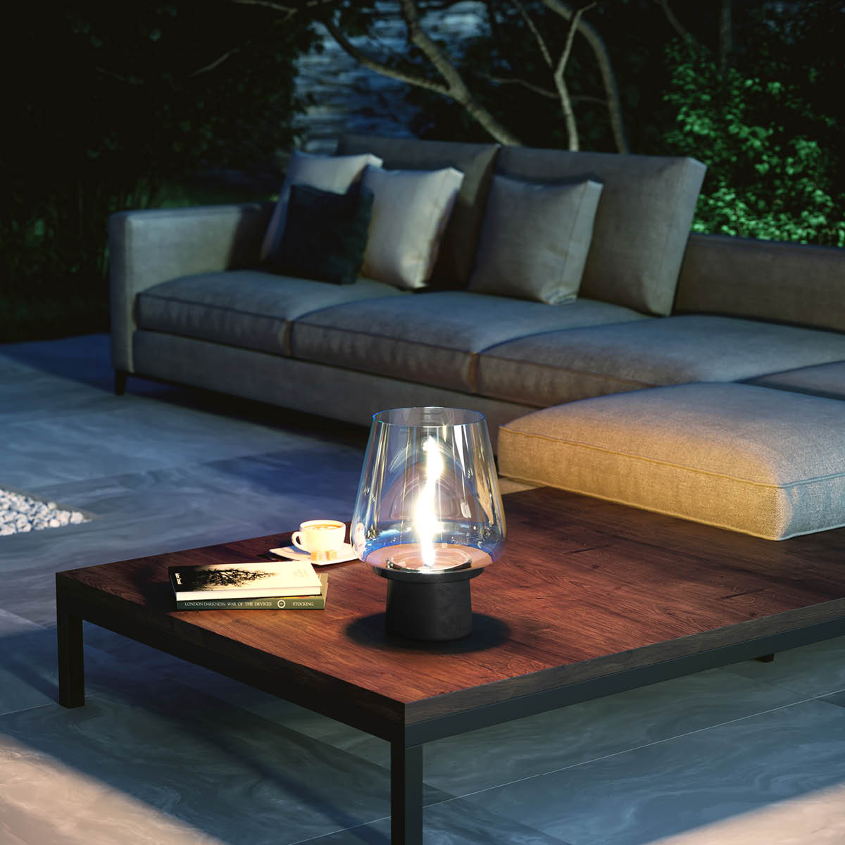 Amaryllis Lykta 33 cm Svart