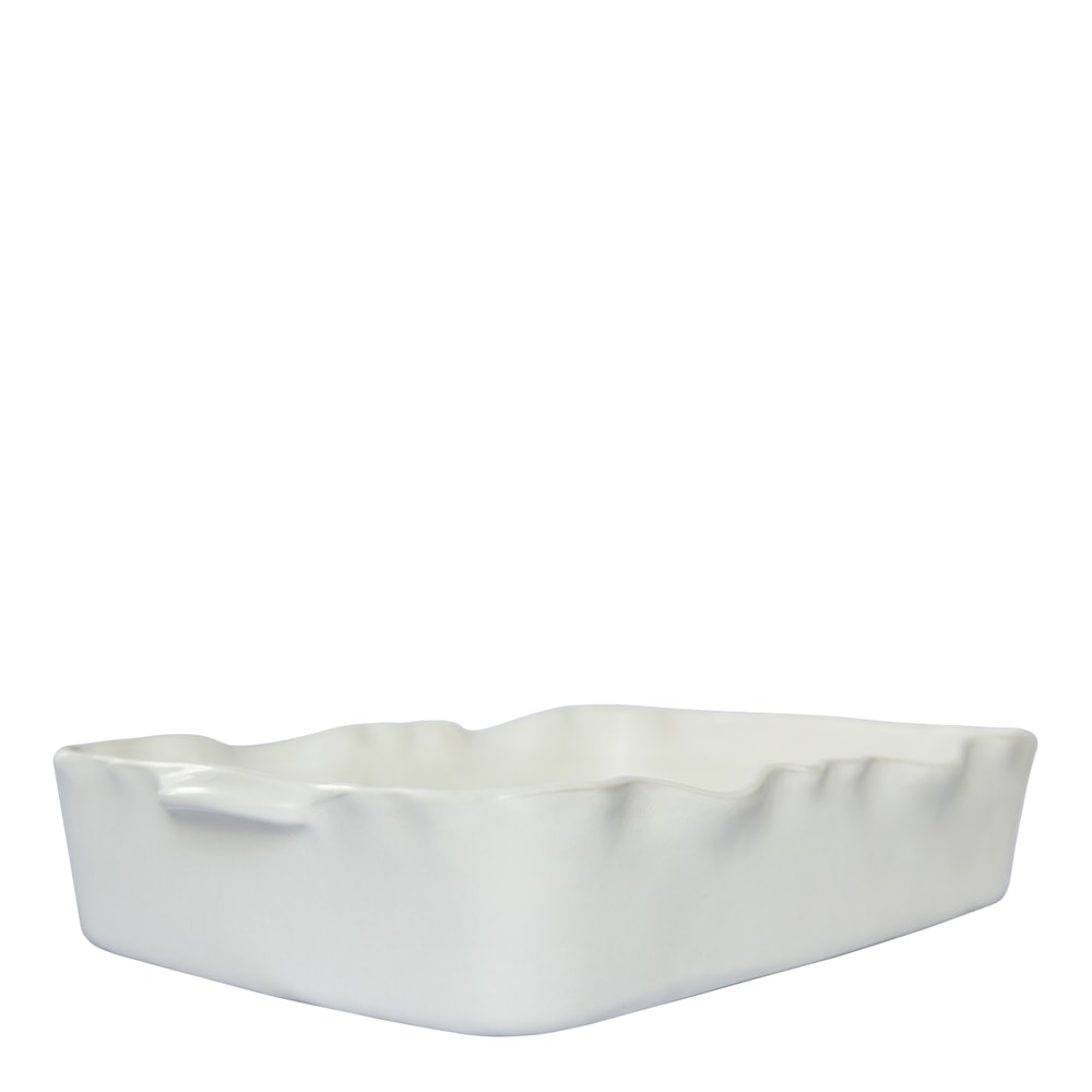 Provence Gratängform 33x23 cm Vit