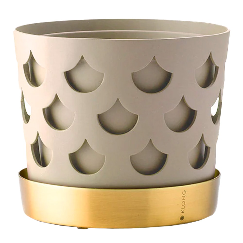 Kruka Trio Drop 12 cm Beige