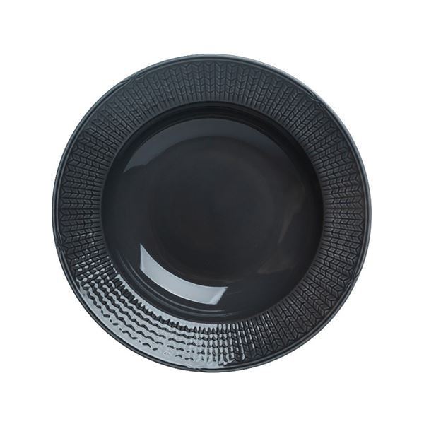 Swedish Grace Tallrik djup 25 cm Sten