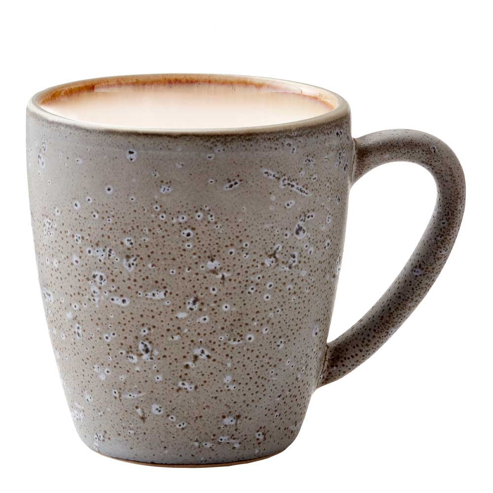 Mugg 19 cl Grå/Gräddvit