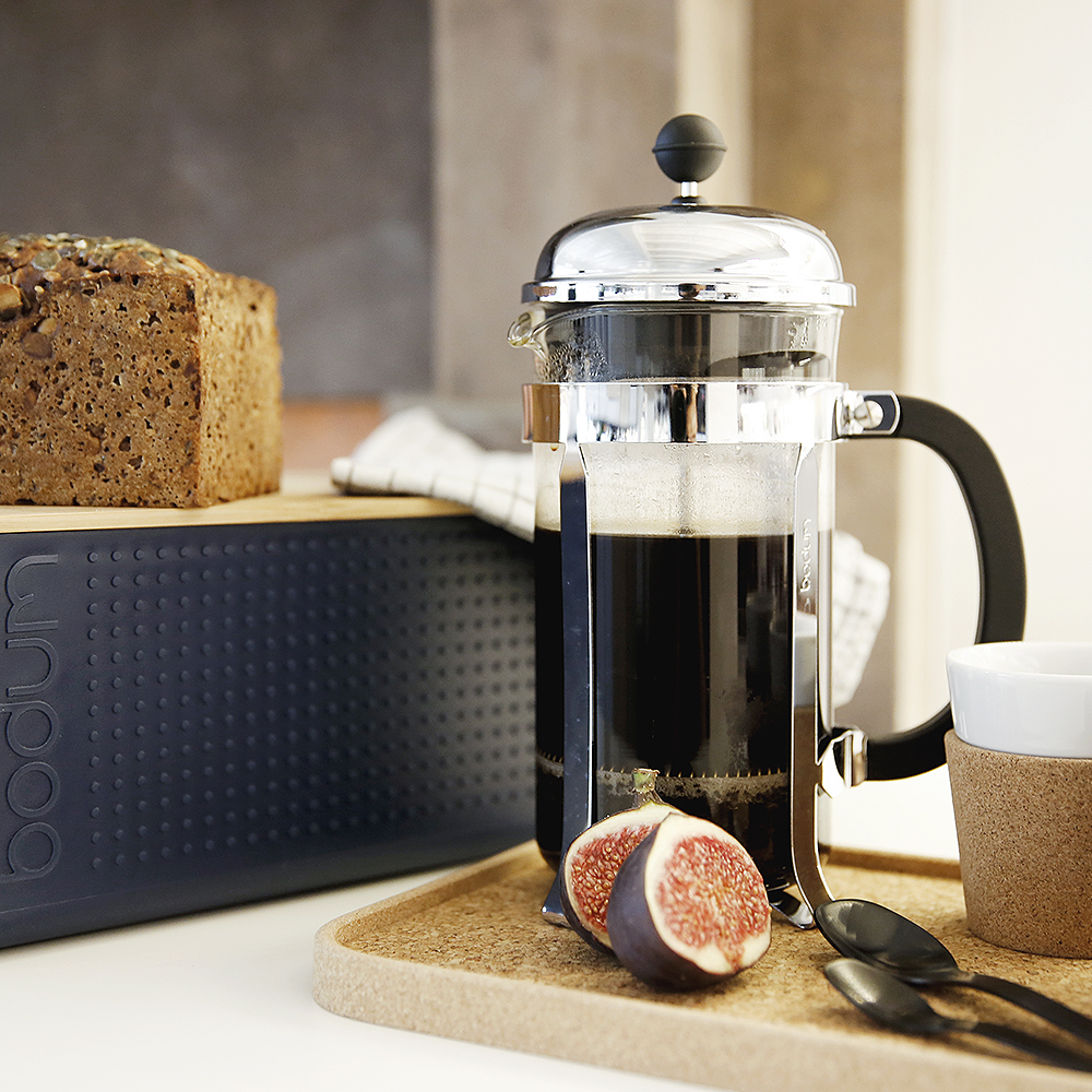 Chambord Kaffepress 1 L 8 koppar Krom