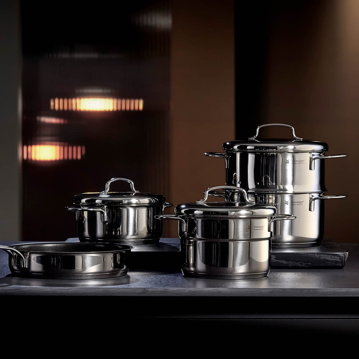 Mini Gryta låg med lock 14 cm