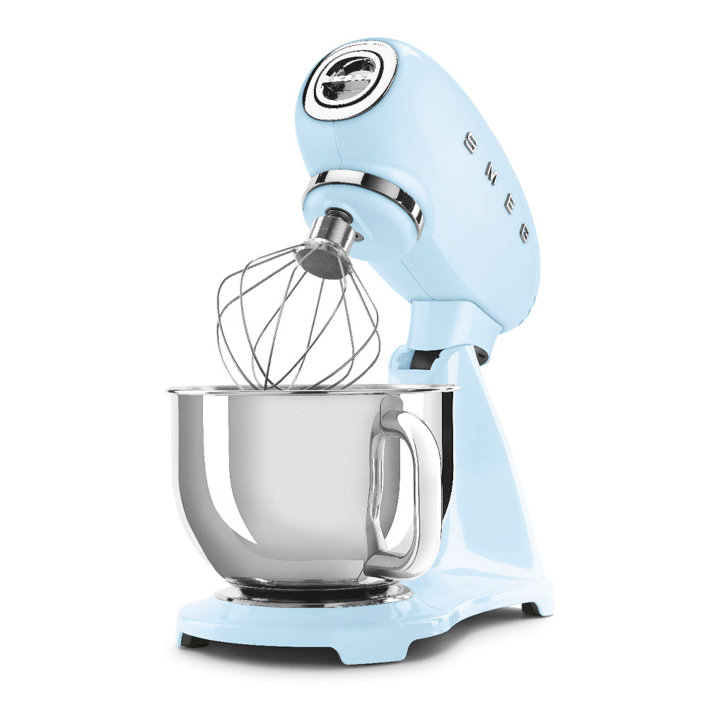 Smeg 50's Style K&ouml;ksmaskin SMF03 4,8 L Pastellbl&aring;