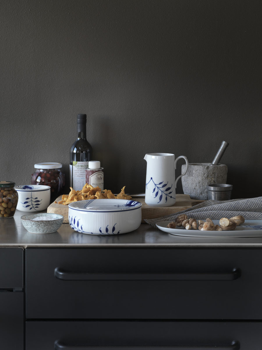 Blue Fluted Mega Förvaringsburk 1,4 L