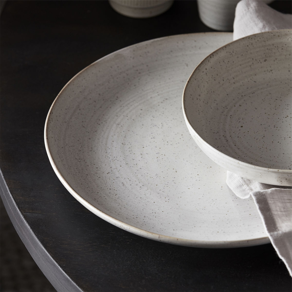 Pion Mattallrik 28,5 cm Grå/Vit