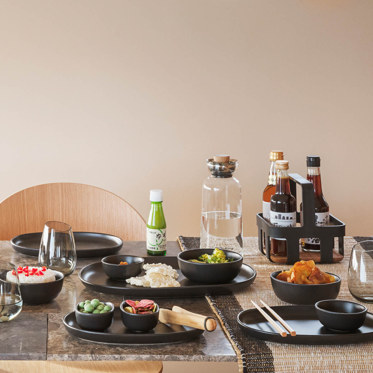 Nordic kitchen Bordskorg Svart