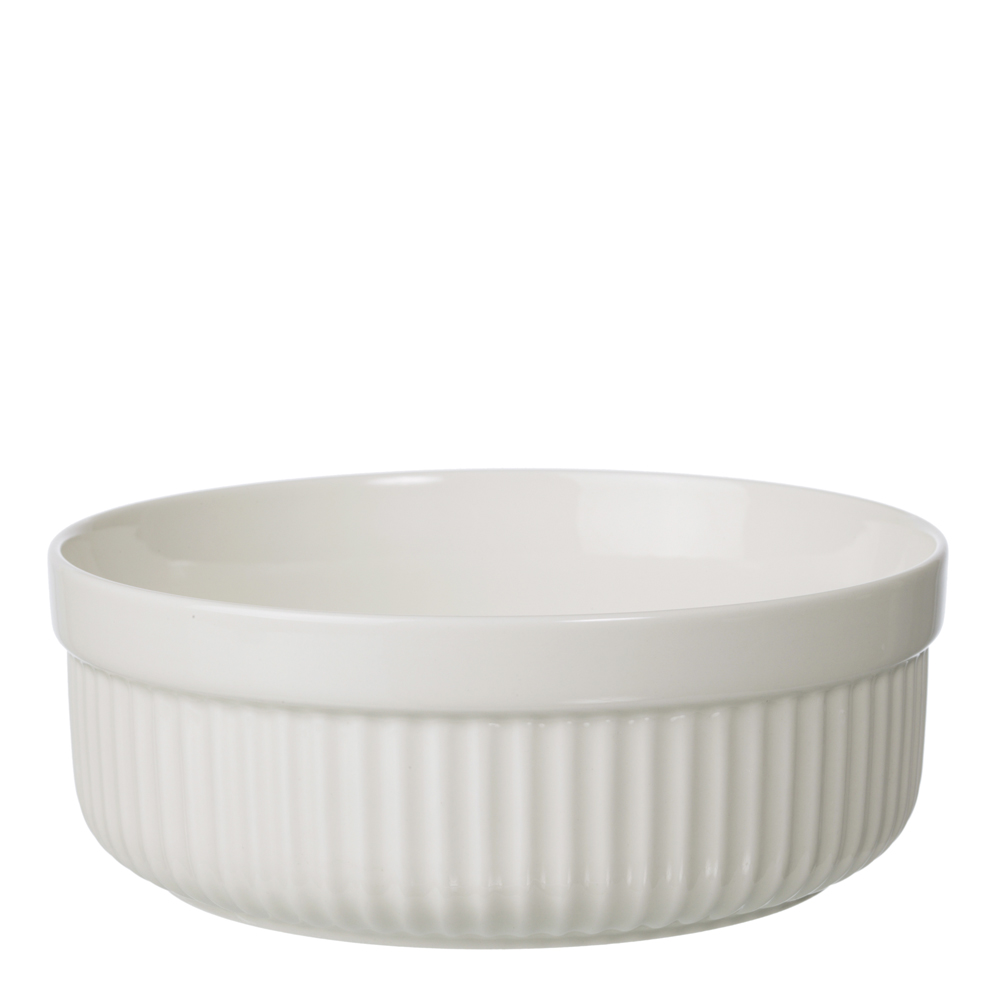 Uunikokki Ugnsform rund 1,5 L Vit