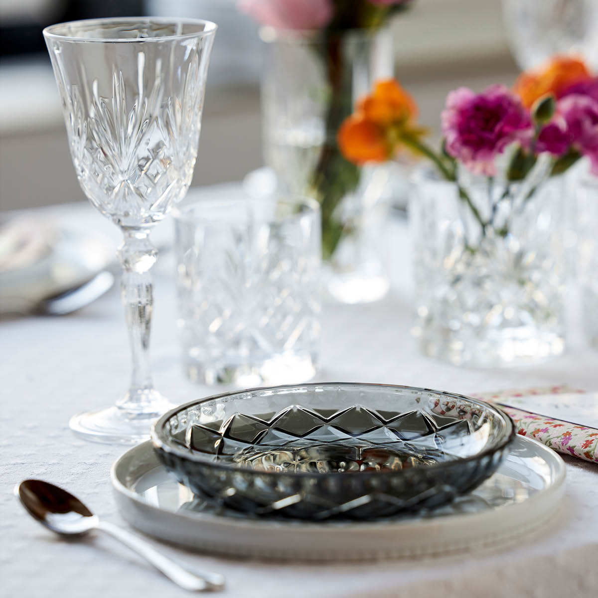 Sorrento Assiett 16 cm 4-pack Smoke