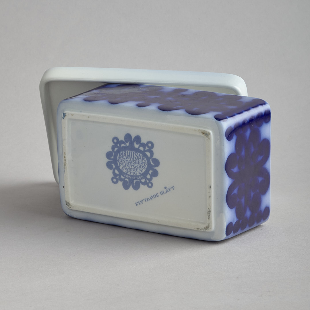 Blå Husar smörbytta